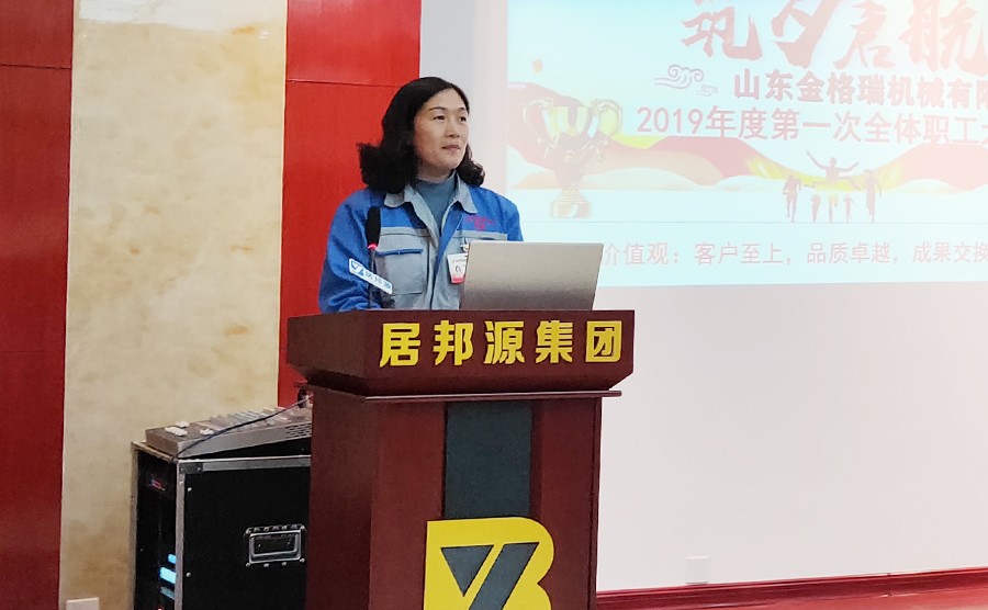 财务总监对2018年91麻豆精品秘密入口公司账目情况做详细汇报发言